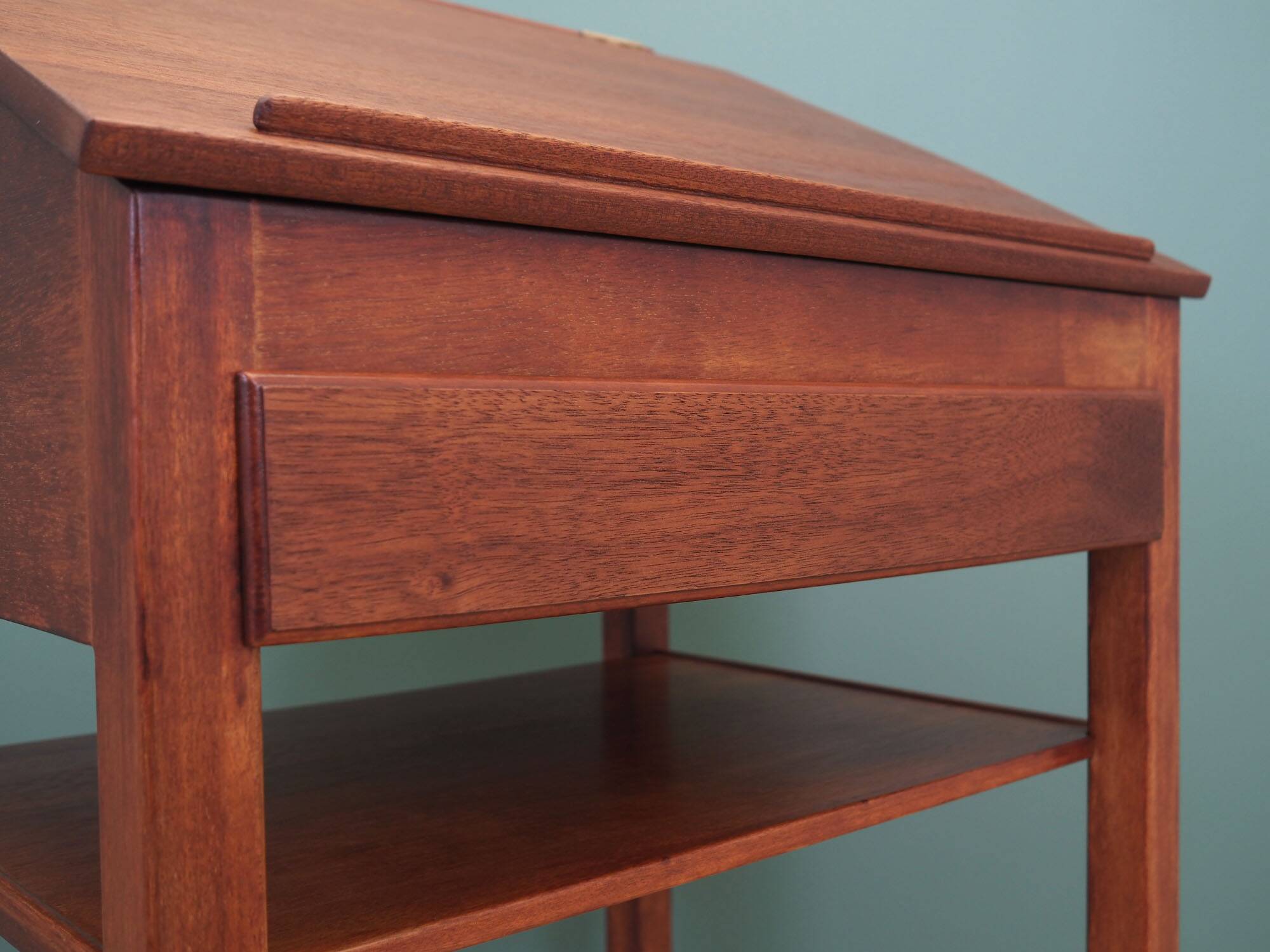 Mahogany secretary, Danish design, 1960s production: Denmark