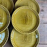 6 Small plates Gien France