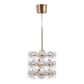 Lampe suspendue Carl Fagerlund pour Orrefors, Suède, 1960