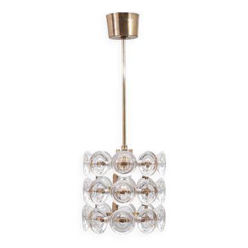 Lampe suspendue Carl Fagerlund pour Orrefors, Suède, 1960
