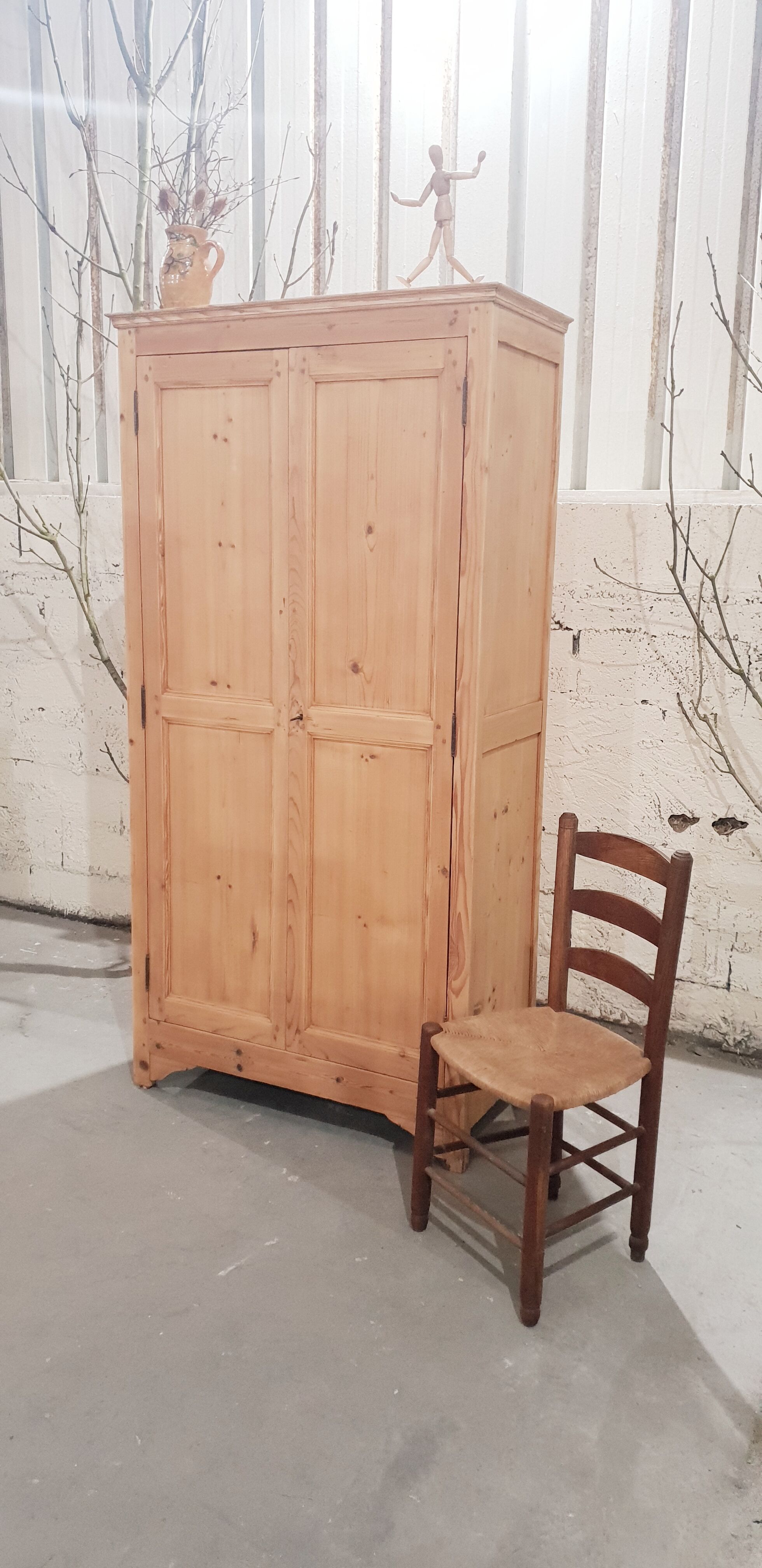 Antique pine cabinet