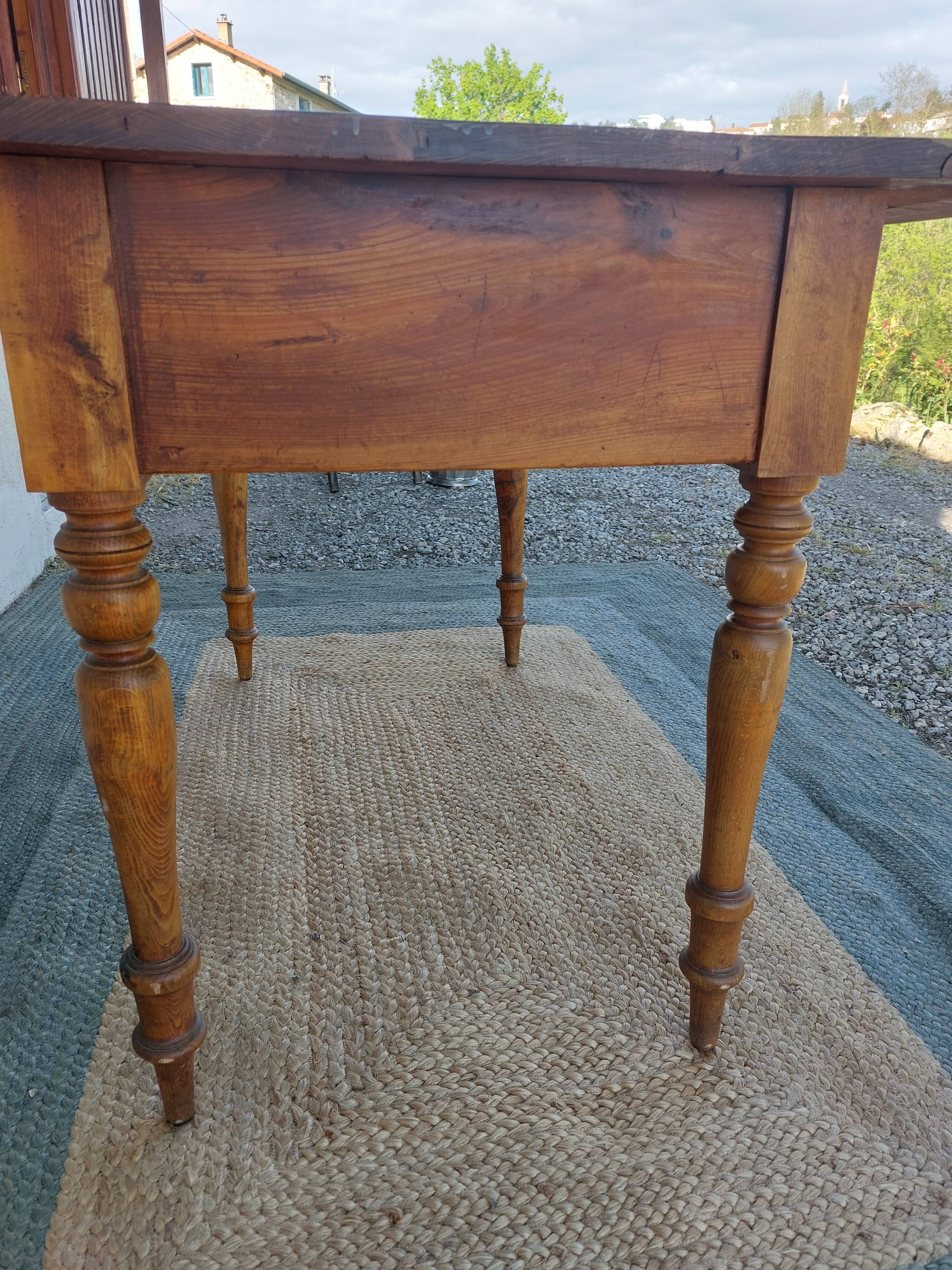 wooden table with extensions