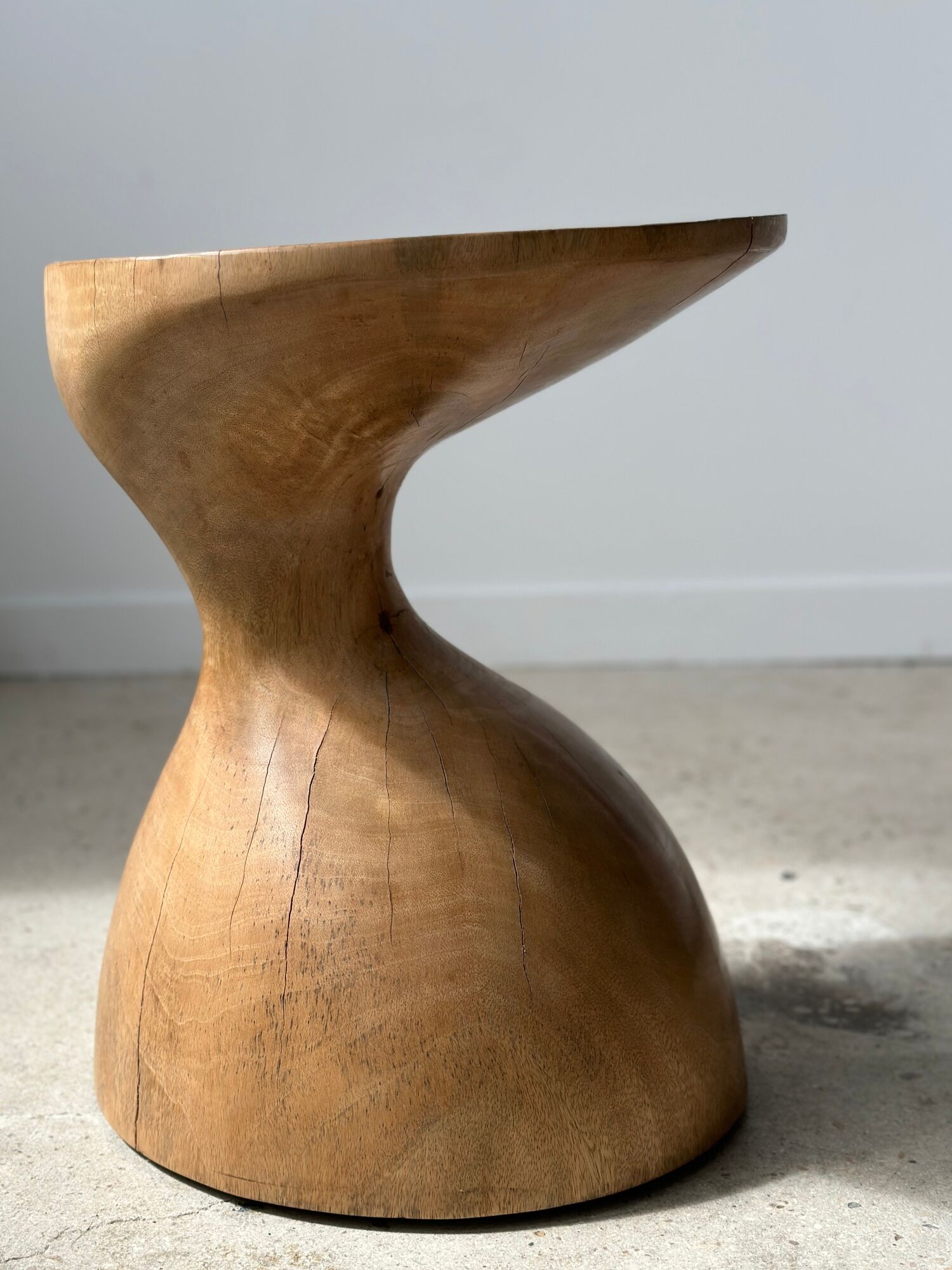 Solid wood sofa end