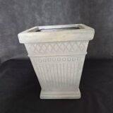 Square jardinière in Art Deco style in ceramic