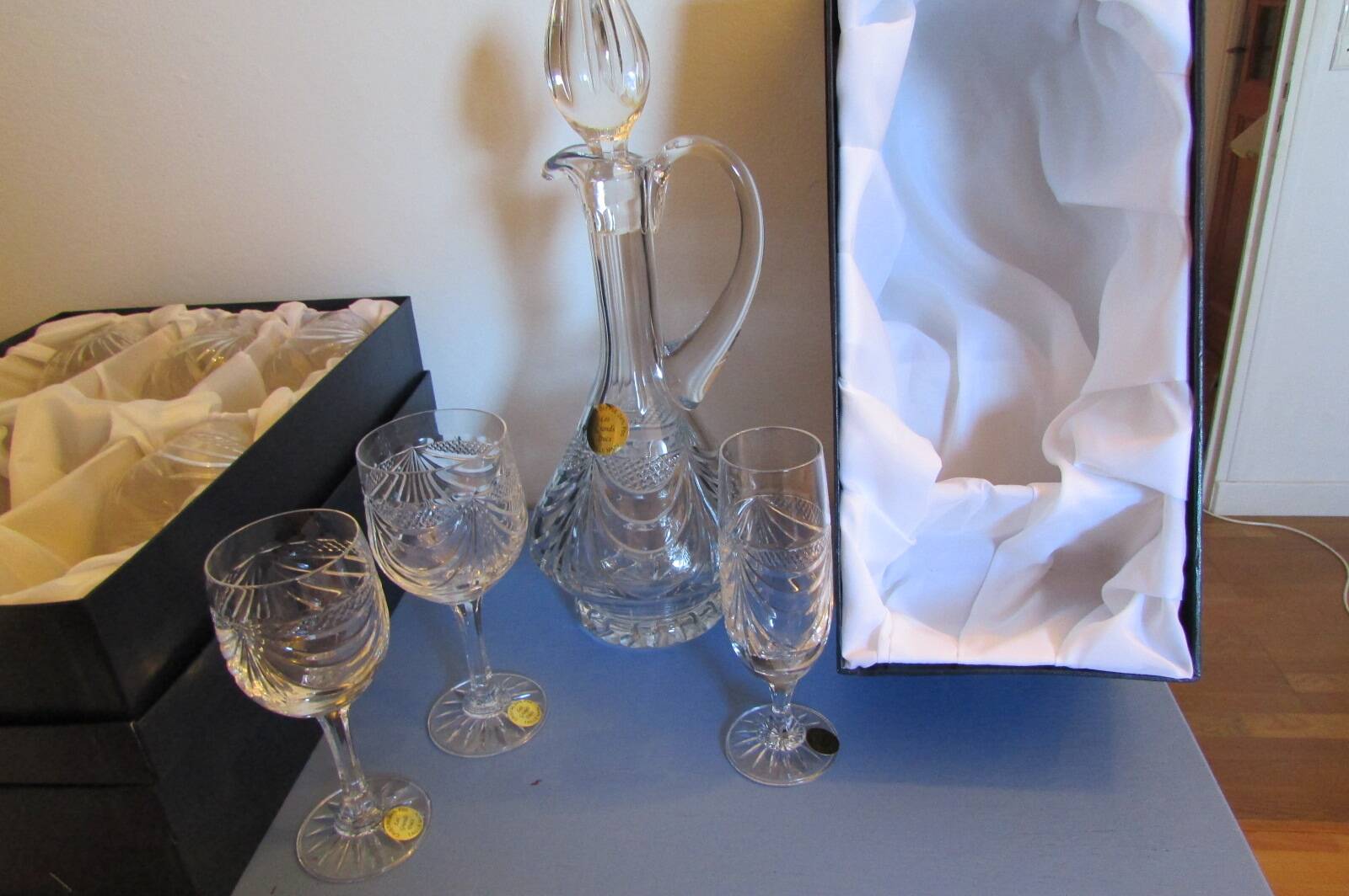 Crystal stemware set, 37 pieces, model: Gérard