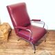 Burgundy armchair