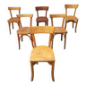 6 chaises bistrot dépareillées