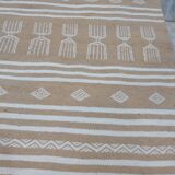Tapis kilim descente de lit traditionnel fait main 97x64cm