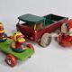 Set of three vintage pulling toys, 50s-60s