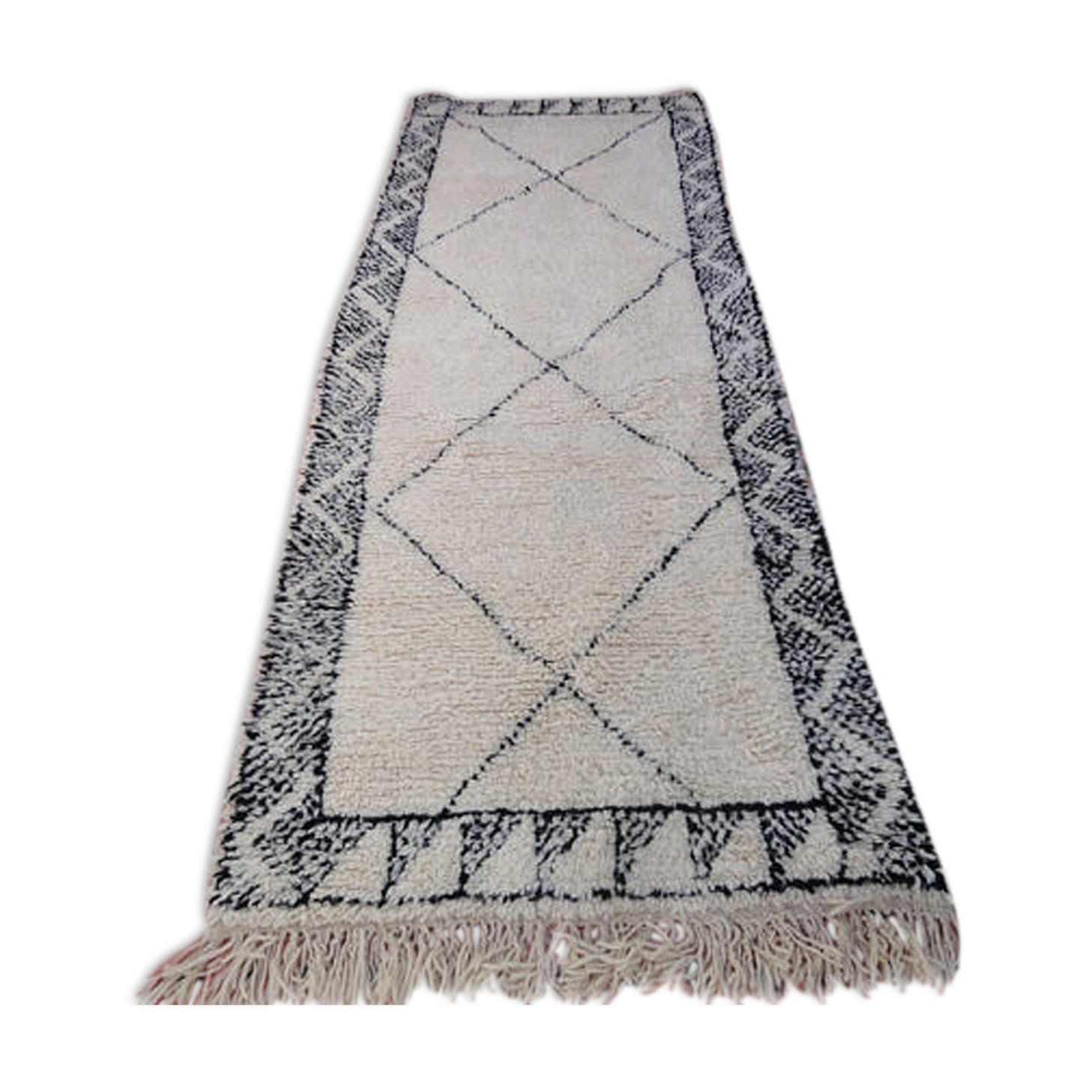 Carpet Berber Moroccan row 275 x 103 cm