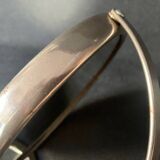 Small old barber's mirror, round, 2 sides, 1930