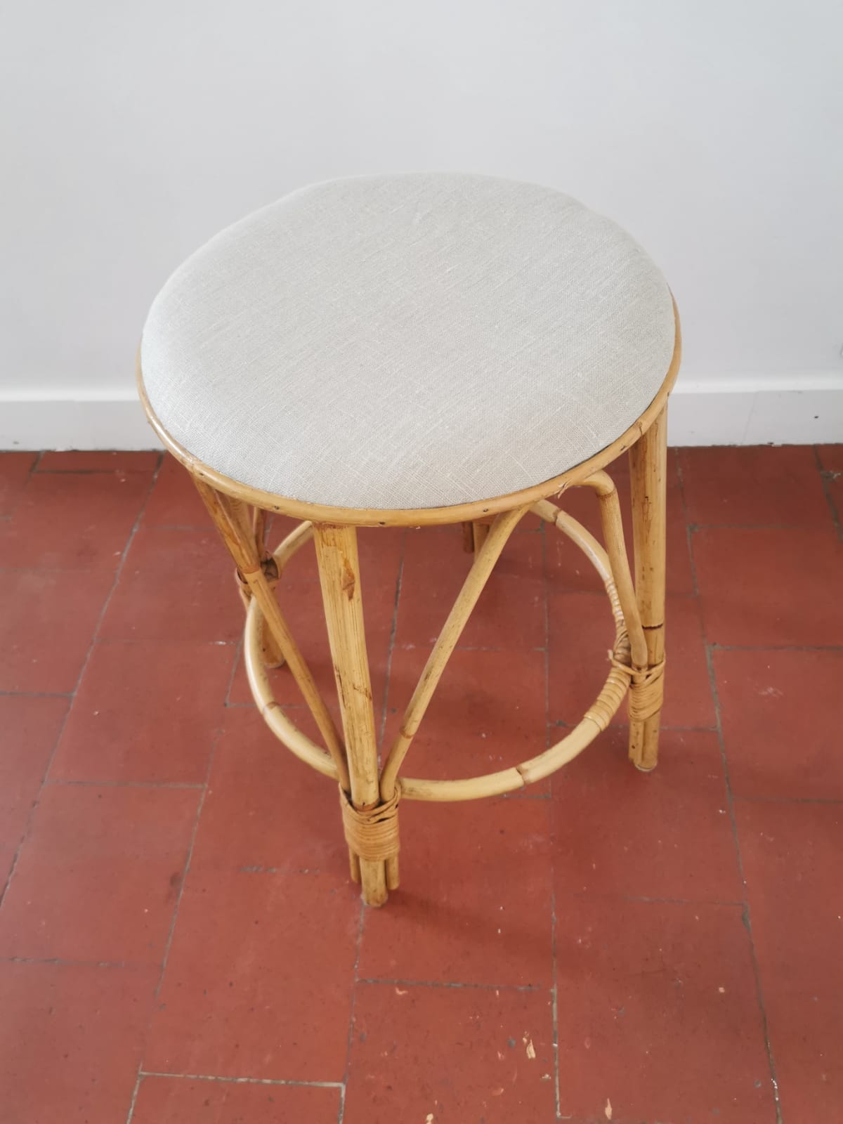 Rattan stool