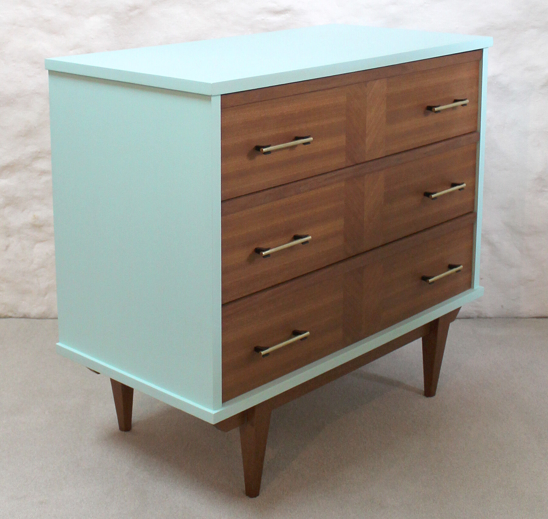 Blue chest of drawers