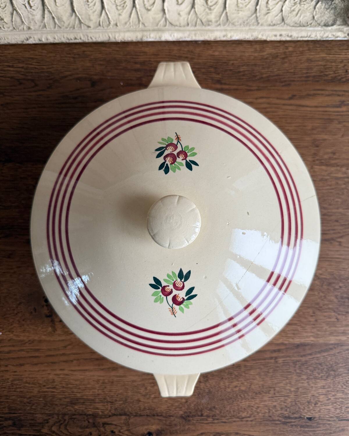 Gien iron clay soup tureen