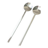2 new vintage Stockholm Boda Nova Salad Spoons
