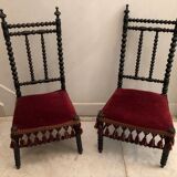 Paire de chaises Napoléon III