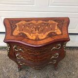 Louis XV style chest of drawers marquetry