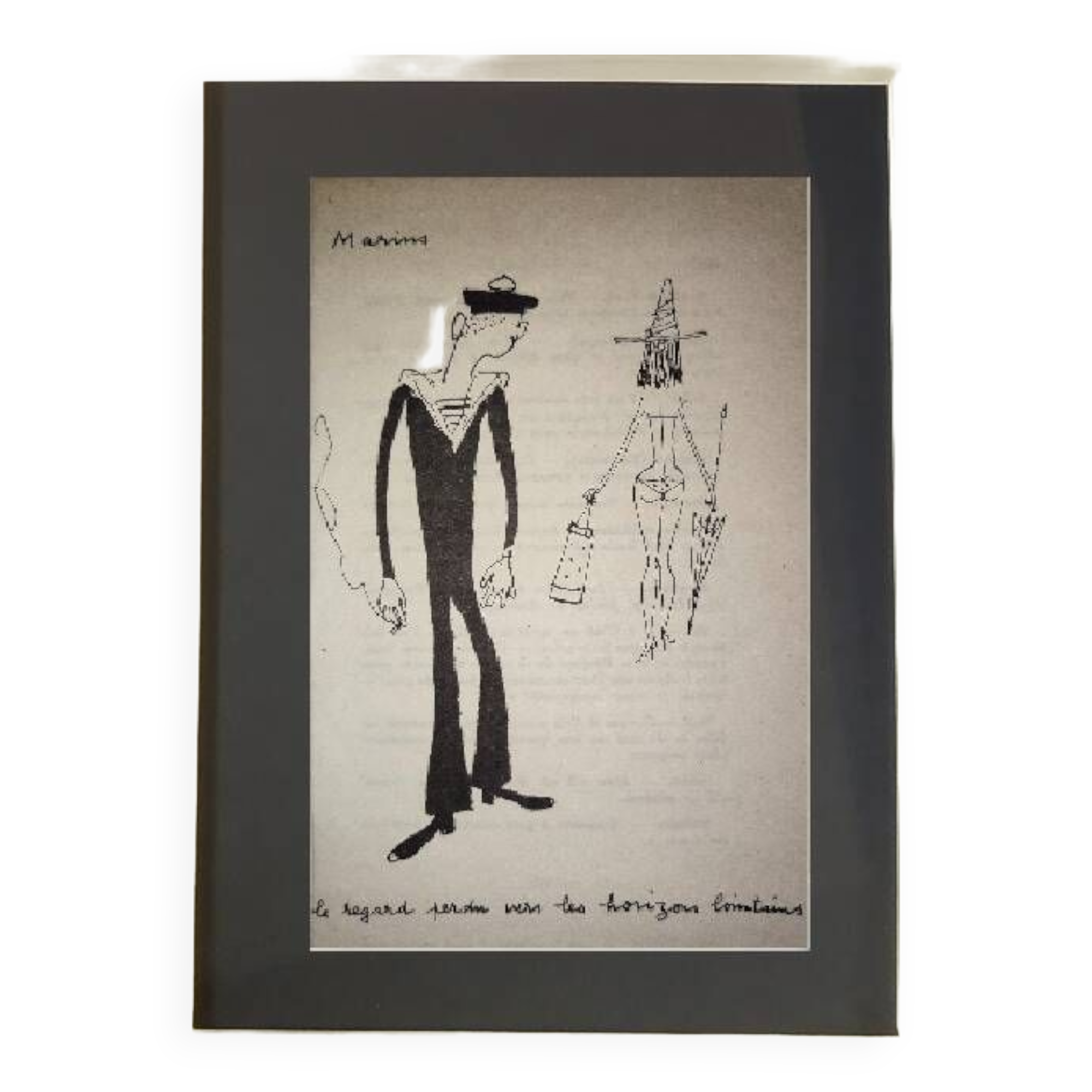 Illustrations Daninos de 1962 " Les Marins "