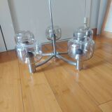 Pendant lamp, the vintage ustre 70's delmas