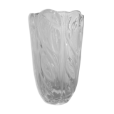 Vase en verre ciselè