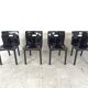 Model 4870 Dining Chairs by Anna Castelli Ferrieri for Kartell, 1980s, Set of 4