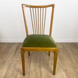 Duo of 50s Scandinavian style bar chairs