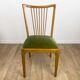 Pair of slatted chairs in 1950s Scandinavian style