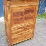 19th-century Louis Philippe walnut office secretary.