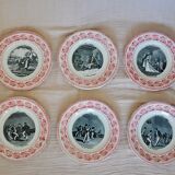 12 stage plates, wedding