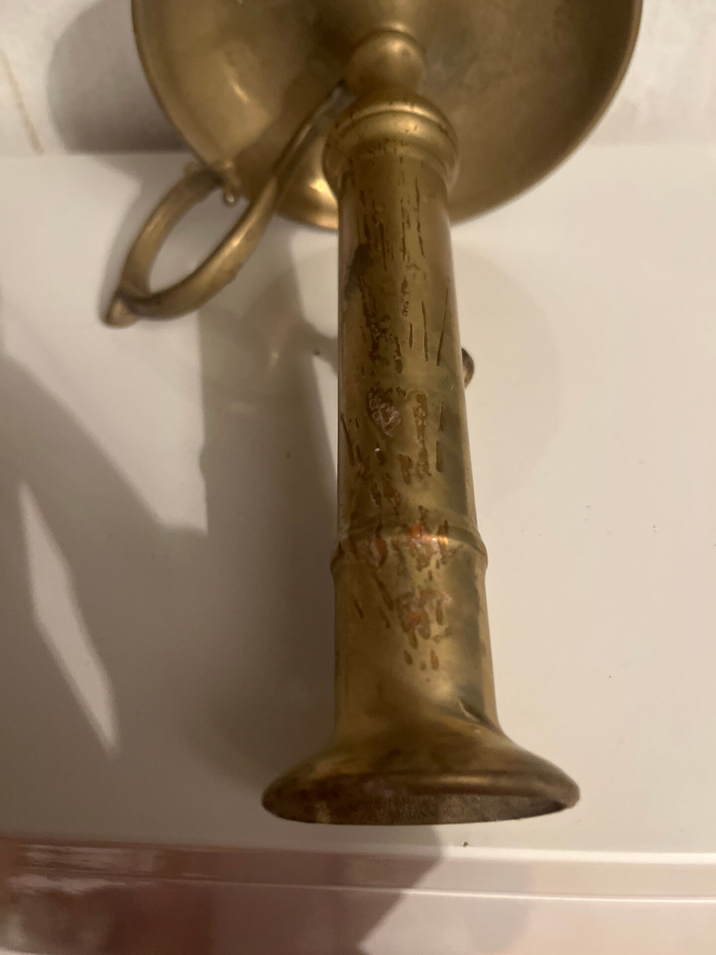 Brass candlestick
