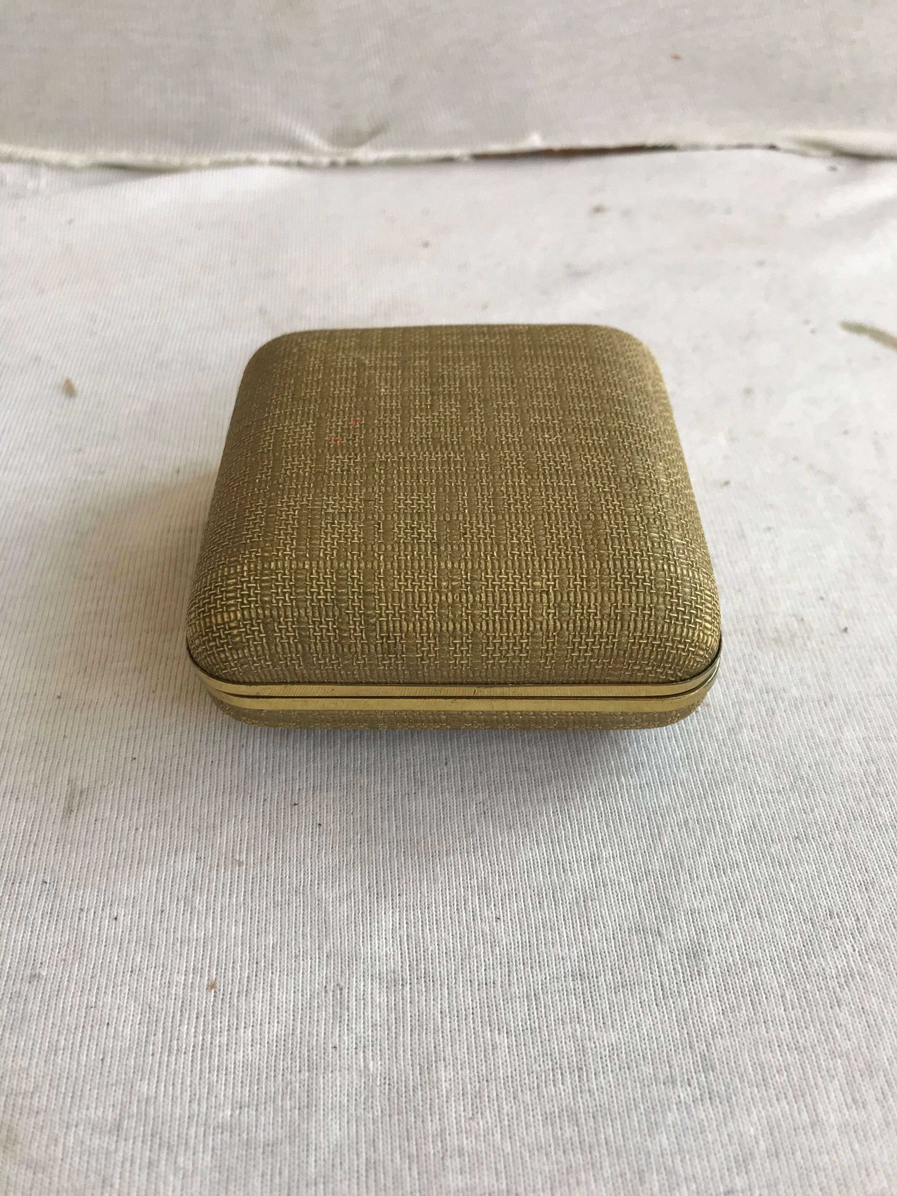 Old europa 2 travel alarm clock with 70's vintage gold case