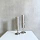 Set of 2 vases Brutalist, Mid Century Vase, Mid Century Modern, cylinder vase