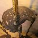 cast iron street lamp ornate side table with 3-tier support Hollywood