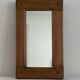 Antique pine mirror 22x34cm