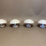 Suite of 4 modular wall lamps "Design Louis Poulsen".