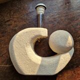 Stone sculptural lamp by Albert Tormos, France