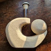 Stone sculptural lamp by Albert Tormos, France