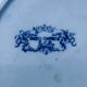 "Blue Willow" Indo-Chinese Plate - Ceramica Richard - 19th Century