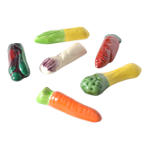 Set of 6 vegetable knife holders