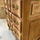 Commode Louis XV en bois brut
