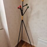 Vintage coat rack 50s balls