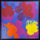 1980s Big Andy Warhol "Flowers" Purple Limited Edition Lithograph.