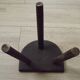 Vintage French Traditional Wooden 3 Legged Milking Stool – D-Shaped Seat