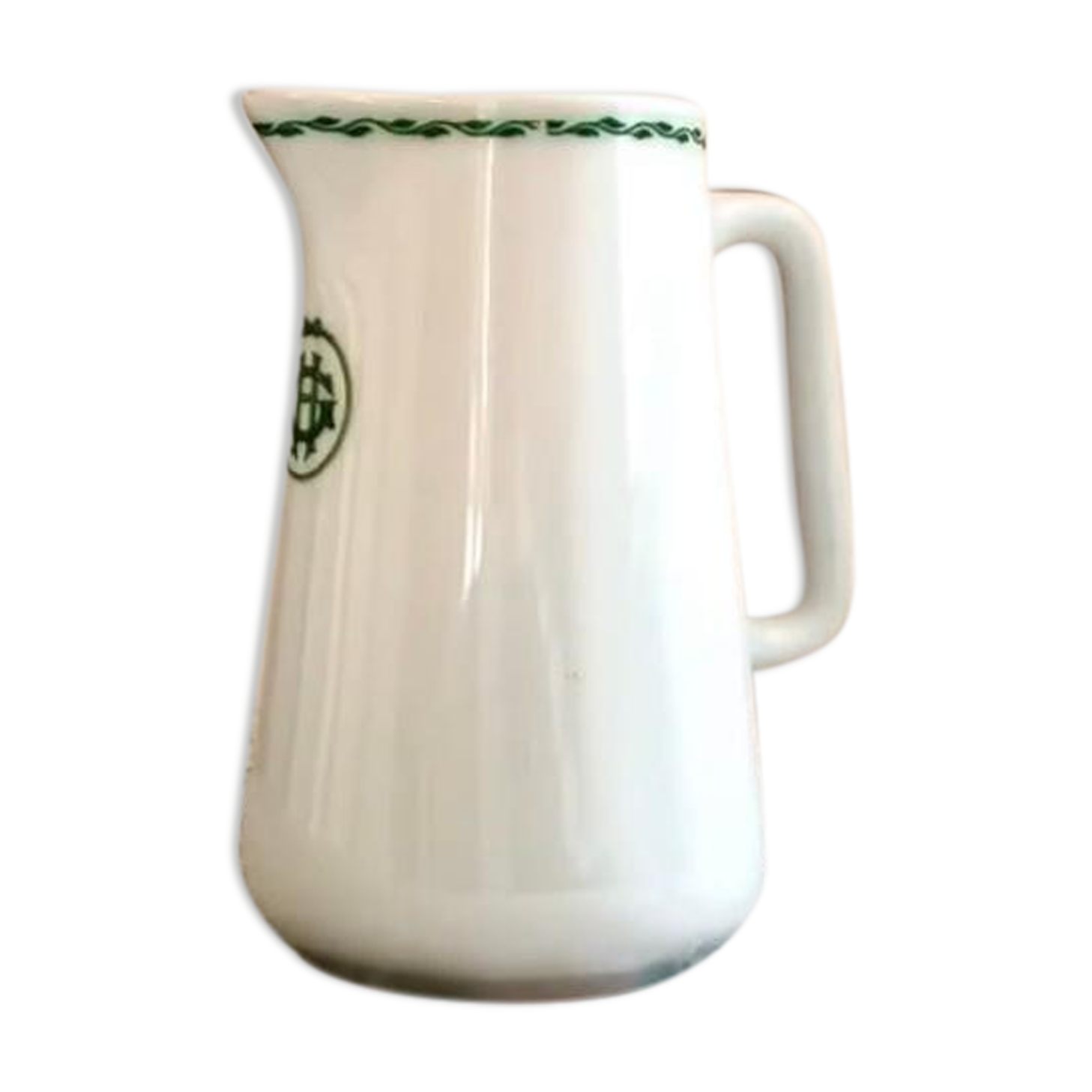 Milk pot with monogram - Limoges stamped Théodore Haviland