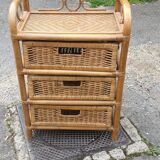 Rattan cabinet 3 drawers