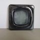 Smoked glass ashtray from the 70s - Square MCM catchall