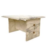 Vintage marble coffee table, 1980s