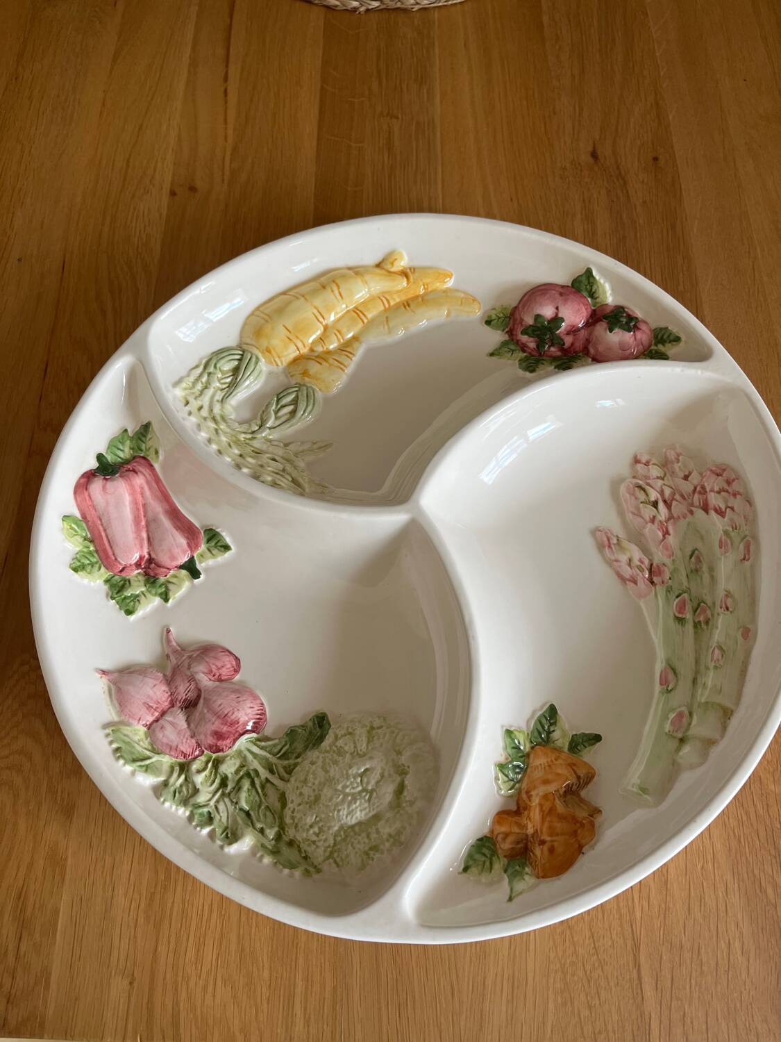 Vegetable slip dish