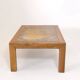 Bernard Buffat, table basse avec plateau en céramique, 1970s.