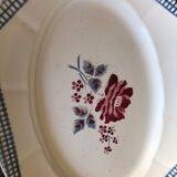 Former flat porcelain pattern Josiane Digoin